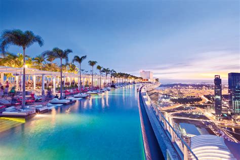 Marina Bay Sands Pools .